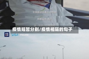 疫情短暂分别/疫情相隔的句子