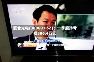联合光电(300691.SZ)：一季度净亏损386.4万元