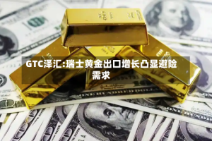 GTC泽汇:瑞士黄金出口增长凸显避险需求