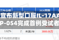 诺诚健华宣布新型口服IL-17AA/AF抑制剂ICP-054完成首例受试者入组