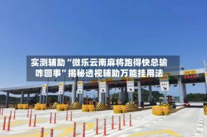实测辅助“微乐云南麻将跑得快总输咋回事”揭秘透视辅助万能挂用法