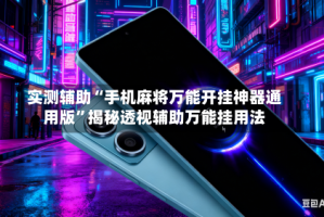 实测辅助“手机麻将万能开挂神器通用版”揭秘透视辅助万能挂用法
