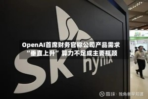 OpenAI首席财务官称公司产品需求“垂直上升” 算力不足成主要瓶颈