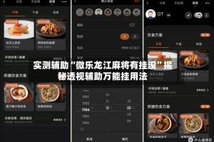 实测辅助“微乐龙江麻将有挂没”揭秘透视辅助万能挂用法