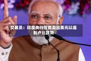 交易员：印度央行可能卖出美元以遏制卢比跌势