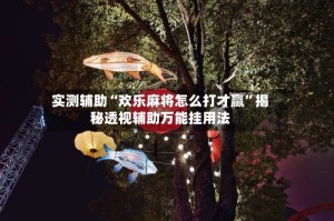 实测辅助“欢乐麻将怎么打才赢”揭秘透视辅助万能挂用法