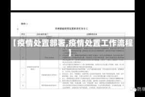 【疫情处置部署,疫情处置工作流程】
