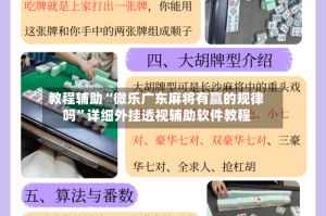 教程辅助“微乐广东麻将有赢的规律吗”详细外挂透视辅助软件教程