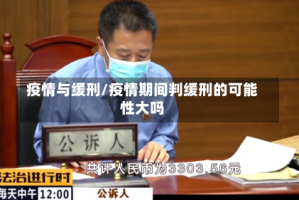 疫情与缓刑/疫情期间判缓刑的可能性大吗