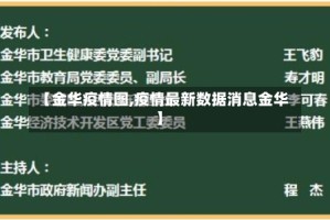【金华疫情图,疫情最新数据消息金华】