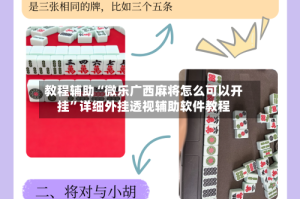 教程辅助“微乐广西麻将怎么可以开挂”详细外挂透视辅助软件教程