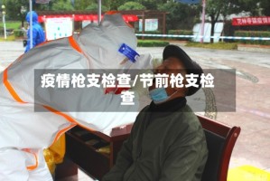 疫情枪支检查/节前枪支检查