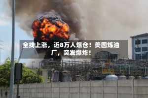 全线上涨，近8万人爆仓！美国炼油厂，突发爆炸！