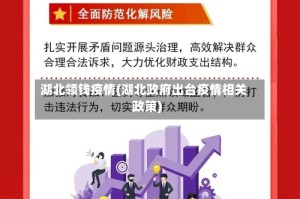 湖北领钱疫情(湖北政府出台疫情相关政策)
