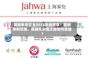 解码明泰铝业2025年成绩单：营收净利双增，高端化突围之路如何走通？