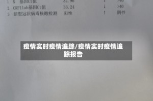 疫情实时疫情追踪/疫情实时疫情追踪报告