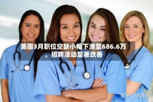 美国3月职位空缺小幅下滑至686.6万，招聘活动显著改善