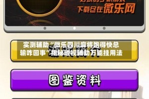 实测辅助“微乐四川麻将跑得快总输咋回事”揭秘透视辅助万能挂用法