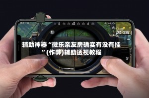 辅助神器“微乐亲友房确实有没有挂”(作弊)辅助透视教程