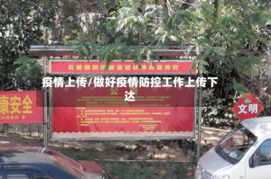 疫情上传/做好疫情防控工作上传下达