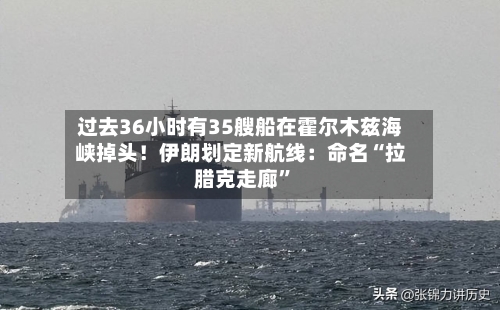 过去36小时有35艘船在霍尔木兹海峡掉头！伊朗划定新航线：命名“拉腊克走廊	”-第2张图片