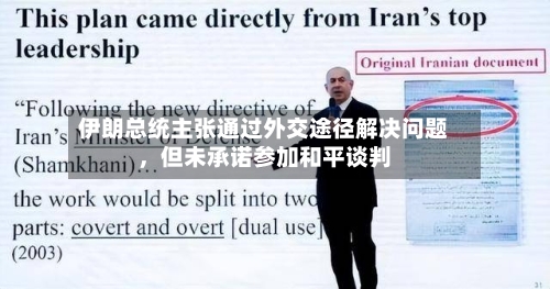伊朗总统主张通过外交途径解决问题，但未承诺参加和平谈判-第1张图片