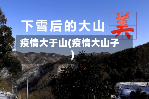 疫情大于山(疫情大山子)-第1张图片