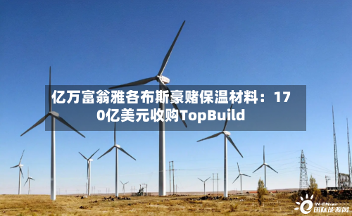 亿万富翁雅各布斯豪赌保温材料:170亿美元收购TopBuild-第2张图片