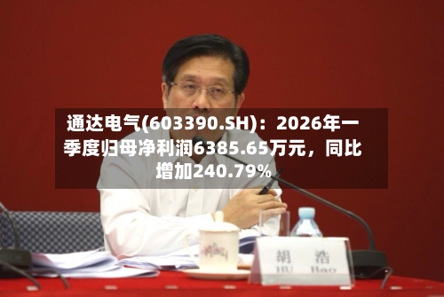 通达电气(603390.SH)：2026年一季度归母净利润6385.65万元，同比增加240.79%-第1张图片
