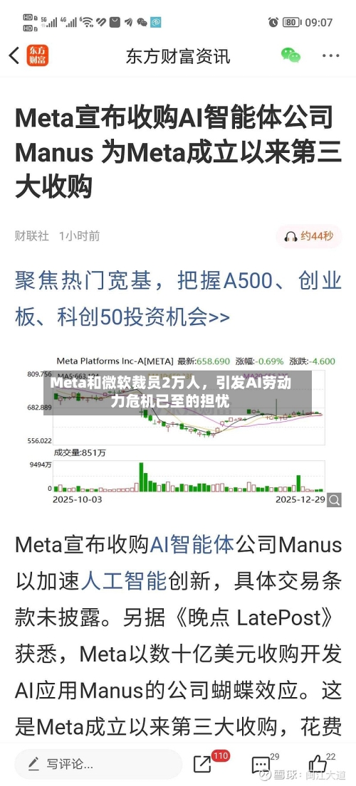 Meta和微软裁员2万人，引发AI劳动力危机已至的担忧-第1张图片