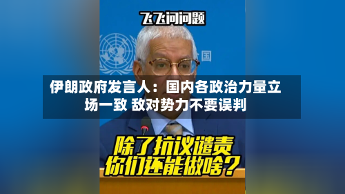 伊朗政府发言人：国内各政治力量立场一致 敌对势力不要误判-第1张图片