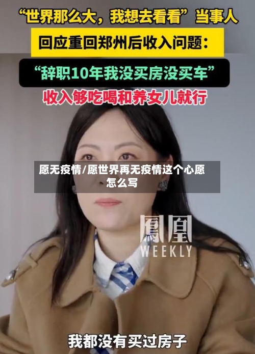 愿无疫情/愿世界再无疫情这个心愿怎么写-第1张图片
