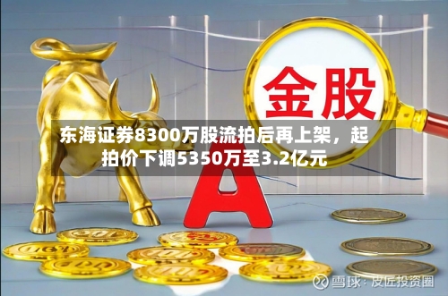 东海证券8300万股流拍后再上架，起拍价下调5350万至3.2亿元-第3张图片