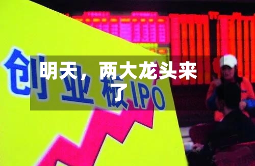 明天，两大龙头来了-第3张图片
