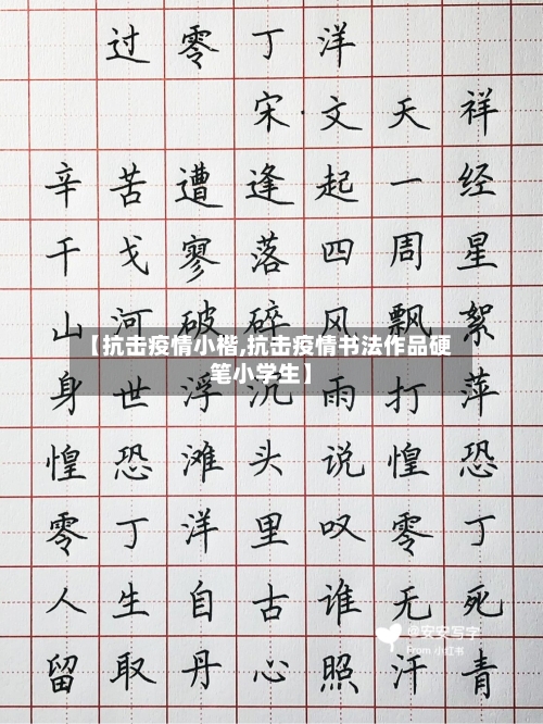 【抗击疫情小楷,抗击疫情书法作品硬笔小学生】-第1张图片