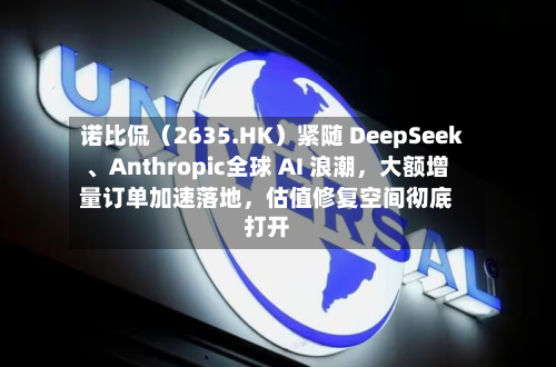 诺比侃（2635.HK）紧随 DeepSeek、Anthropic全球 AI 浪潮，大额增量订单加速落地，估值修复空间彻底打开-第1张图片