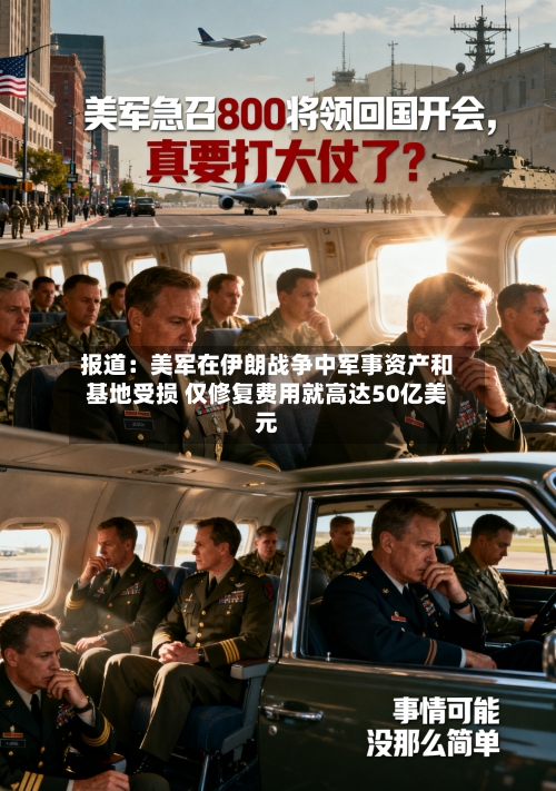 报道:美军在伊朗战争中军事资产和基地受损 仅修复费用就高达50亿美元-第1张图片