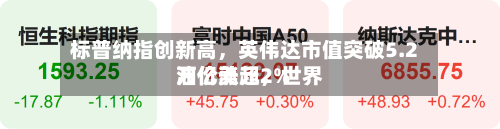 标普纳指创新高	，英伟达市值突破5.2万亿美元，世界油价涨超2%-第1张图片