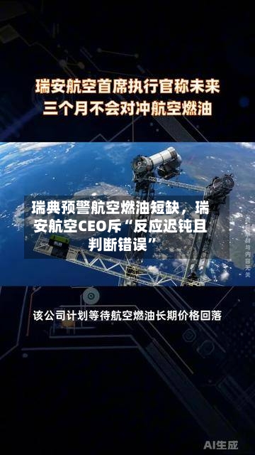 瑞典预警航空燃油短缺	，瑞安航空CEO斥“反应迟钝且判断错误”-第3张图片