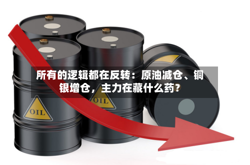 所有的逻辑都在反转：原油减仓、铜银增仓，主力在藏什么药？-第3张图片