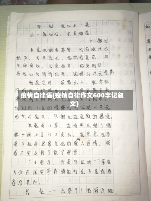 疫情自律语(疫情自律作文600字记叙文)-第1张图片