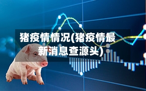 猪疫情情况(猪疫情最新消息查源头)-第2张图片