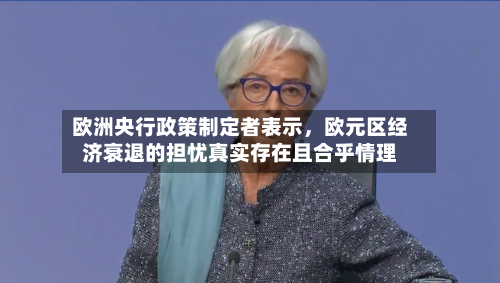 欧洲央行政策制定者表示	，欧元区经济衰退的担忧真实存在且合乎情理-第1张图片