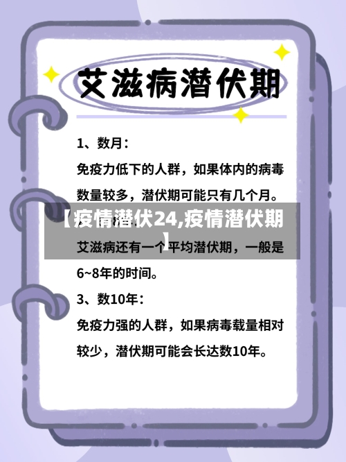 【疫情潜伏24,疫情潜伏期】-第1张图片