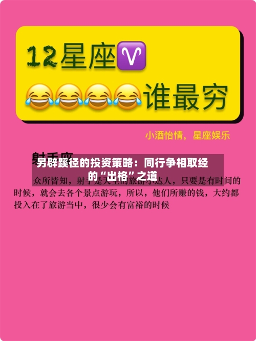 另辟蹊径的投资策略：同行争相取经的“出格”之道-第1张图片