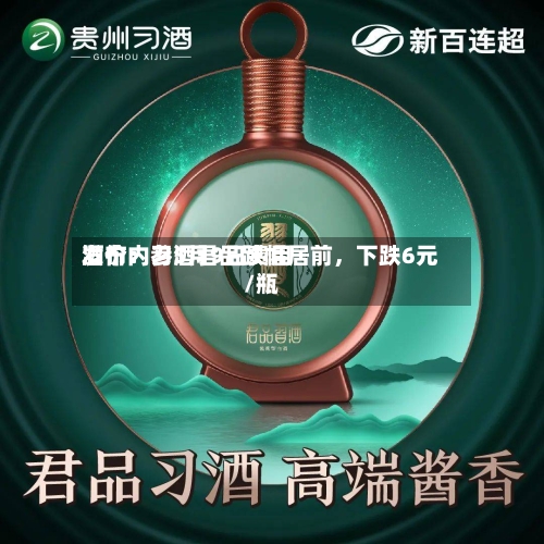 酒价内参5月9日费用发布：习酒君品跌幅居前	，下跌6元/瓶-第1张图片