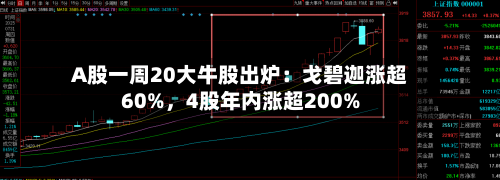 A股一周20大牛股出炉：戈碧迦涨超60%	，4股年内涨超200%-第3张图片