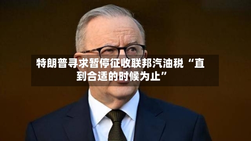 特朗普寻求暂停征收联邦汽油税 “直到合适的时候为止”-第2张图片