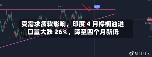 受需求疲软影响	，印度 4 月棕榈油进口量大跌 26%，降至四个月新低-第2张图片