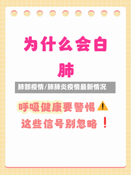 肺部疫情/肺肺炎疫情最新情况-第2张图片